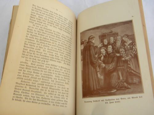 photo of antique Art & Crafts vintage illustrated German religious book w/art binding #3