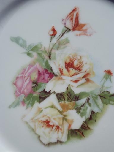 photo of antique Bavaria china motto plate, Give Us This Day Our Daily Bread #2