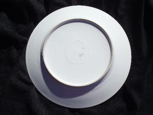 photo of antique Bavaria china motto plate, Give Us This Day Our Daily Bread #3