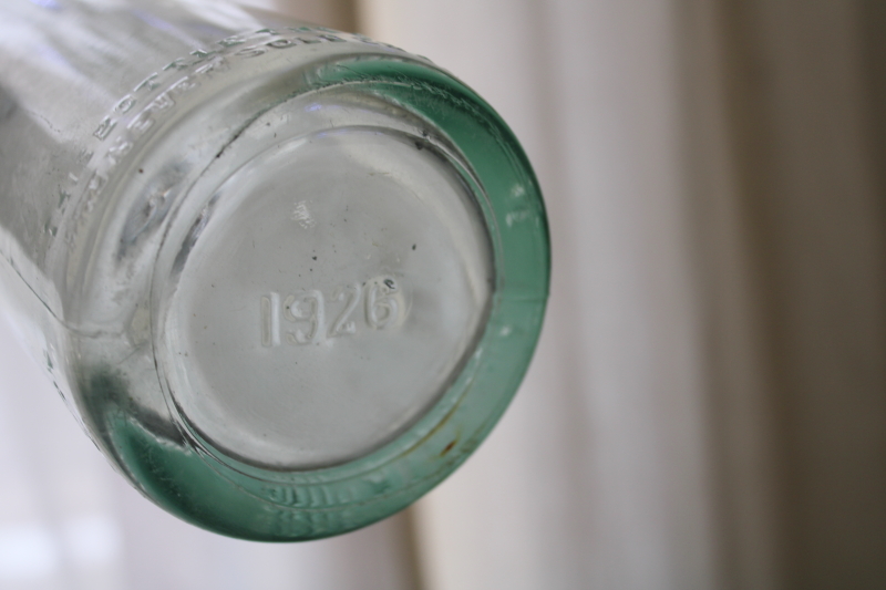 photo of antique Drewry & Sons St Paul embossed glass bottle prohibition era vintage 1926  #3