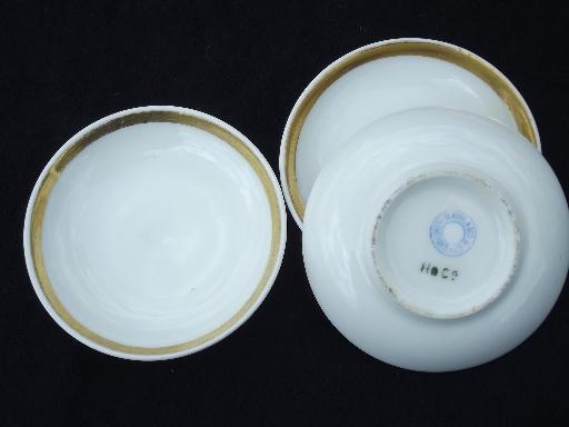 photo of antique Haviland Limoges bread and butter set, tray and 12 individual plates #6