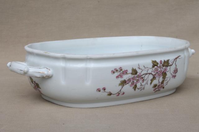 photo of antique Imperial Karlsbad - Austria china tureen or serving dish, bowl only, no lid #1