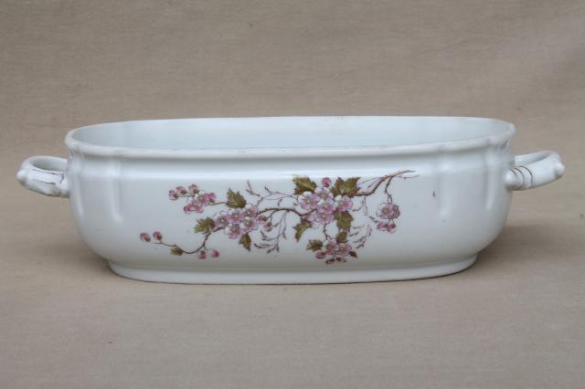 photo of antique Imperial Karlsbad - Austria china tureen or serving dish, bowl only, no lid #2