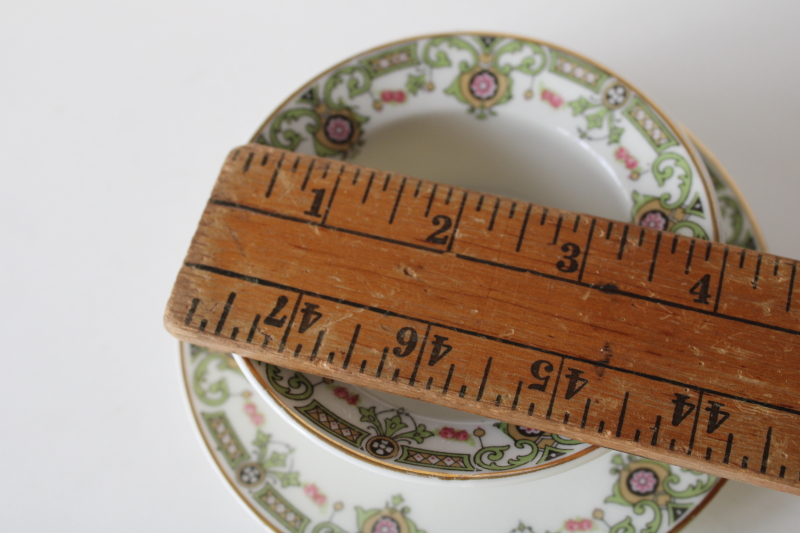 photo of antique Limoges France Union Ceramique porcelain sauce or mayonnaise dish w/ plate  #5