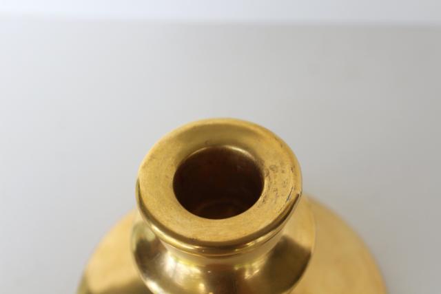 photo of antique RS Germany china candlestick brushed gold encrusted, single candle holder #2