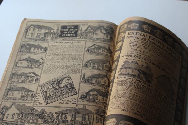 photo of antique Sears catalog 134, 1916 or 1917 WWI vintage near complete big boo #3