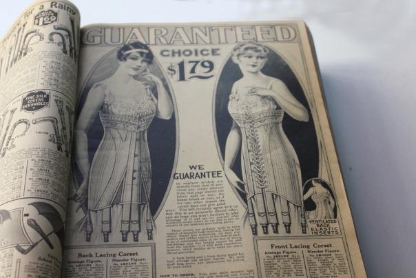 photo of antique Sears catalog 134, 1916 or 1917 WWI vintage near complete big boo #5