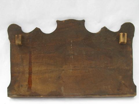 photo of antique Victorian Eastlake carved walnut sheet music rest #2