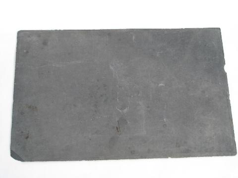 photo of antique Victorian schoolhouse vintage natural stone chalk writing slate blackboard #2