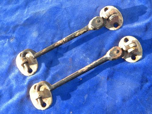 photo of antique architectural iron hook latches for shutters or barn/stable door/gate #1