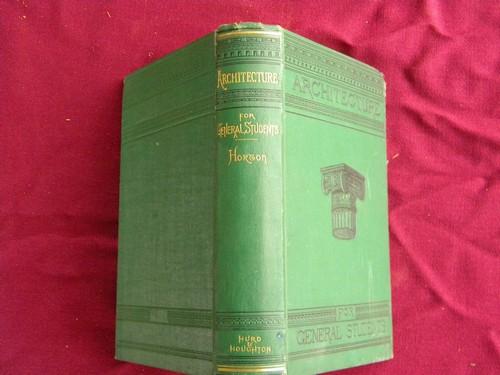 photo of antique architectural textbook w/art binding and engravings/illustrations #2