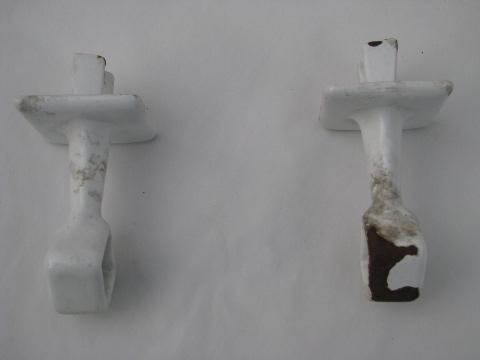 photo of antique art deco vintage bath fixtures, soap dish etc #5