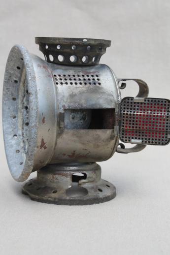 photo of antique bicycle carbide head light, Bett's Patent Headlight Co for restoration #8