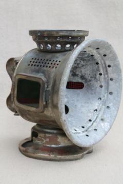 catalog photo of antique bicycle carbide head light, Bett's Patent Headlight Co for restoration