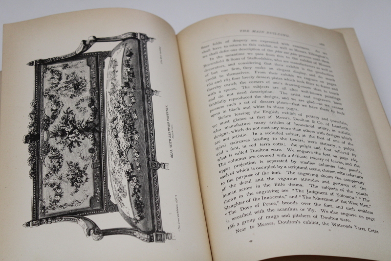 photo of antique book 1876 Centennial Exhibition worlds fair in Philadelphia, arts & technology engravings #10