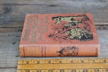 catalog photo of antique book Stories from Indian Wigwams & Northern Campfires published in Great Britain early 1900s 