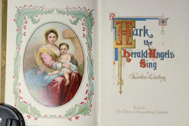 photo of antique books for holiday decorations, A Christmas Carol & art cover illustration poetry #6