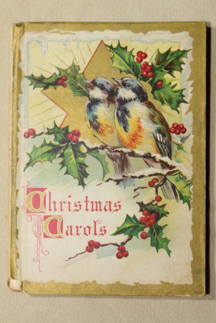 photo of antique books for holiday decorations, A Christmas Carol & art cover illustration poetry #8