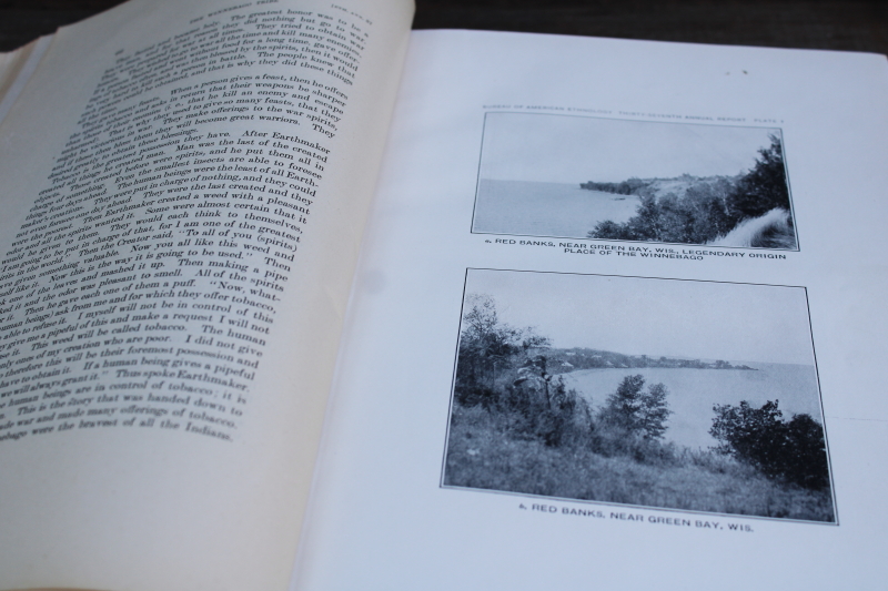 photo of antique books large volumes from Bureau of American Ethnology articles on native cultures  #5