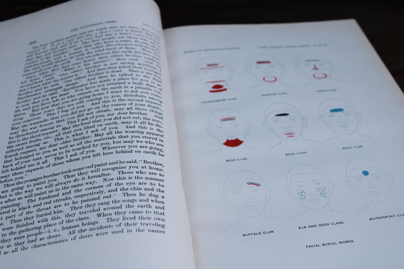 photo of antique books large volumes from Bureau of American Ethnology articles on native cultures  #9