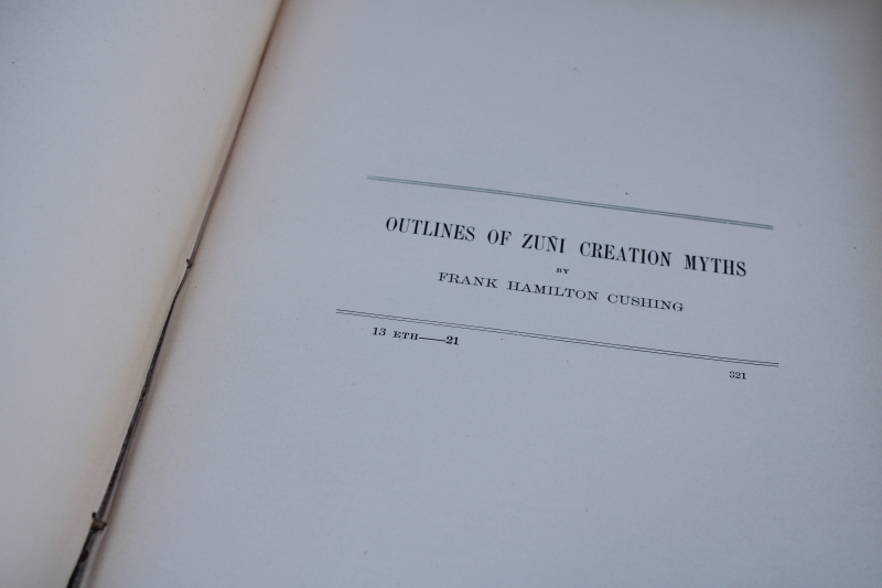 photo of antique books large volumes from Bureau of American Ethnology articles on native cultures  #18