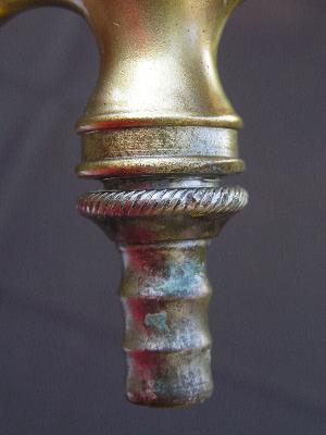 photo of antique brass and china faucet taps #5