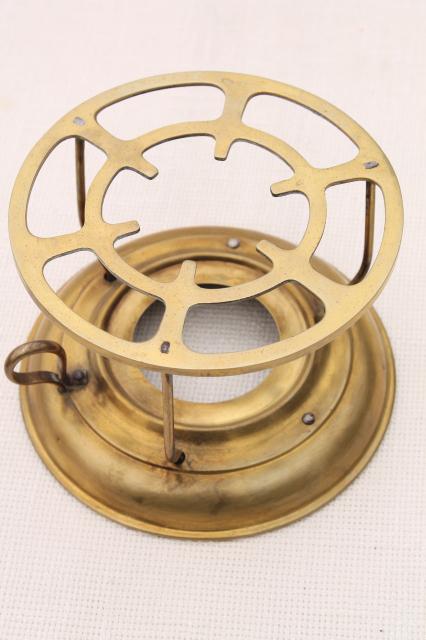 photo of antique brass & copper camp stove vintage  alcohol stove for camping backpacking #4