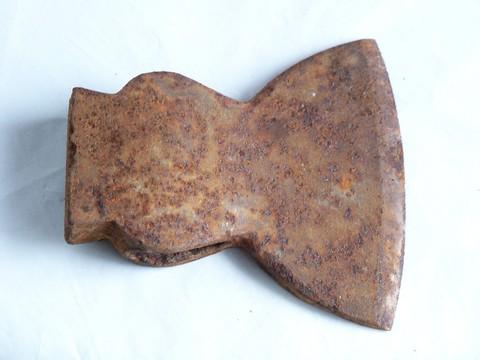 photo of antique broad axe hatchet / axe head for hand hewed beams etc. #1