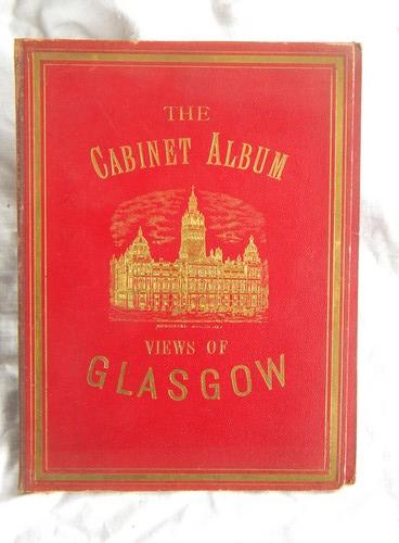 photo of antique cabinet albums engravings of Scotland Edinburgh/Glasgow/Aberdeen #2