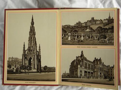 photo of antique cabinet albums engravings of Scotland Edinburgh/Glasgow/Aberdeen #5