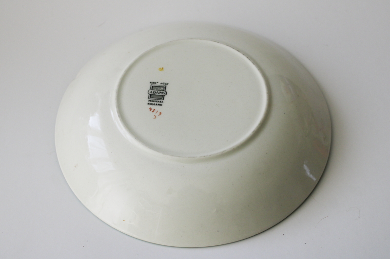 photo of antique child's bowl w/ rooster, Edwardian vintage motto ware Save Your Breath To Cool Your Porridge #5