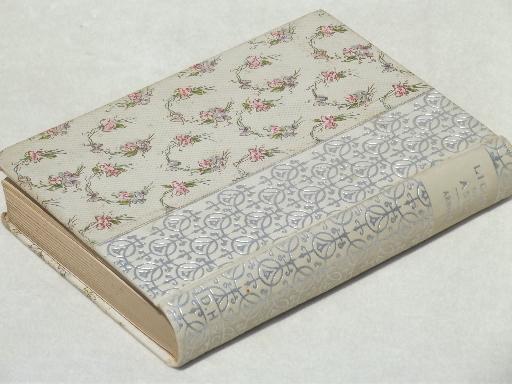 photo of antique early 1900s book w/ floral cover art, life & teachings of Buddha #2