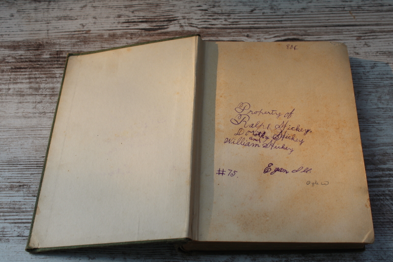 photo of antique farming agriculture studies book, practical trades grade school textbook vintage 1909  #2