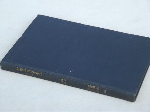 photo of antique farming book Rodents of Iowa, 1918 Iowa Geological Survey book  #1