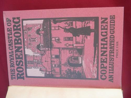 photo of antique guidebook Danish royal castle Rosenborg Denmark art binding #2