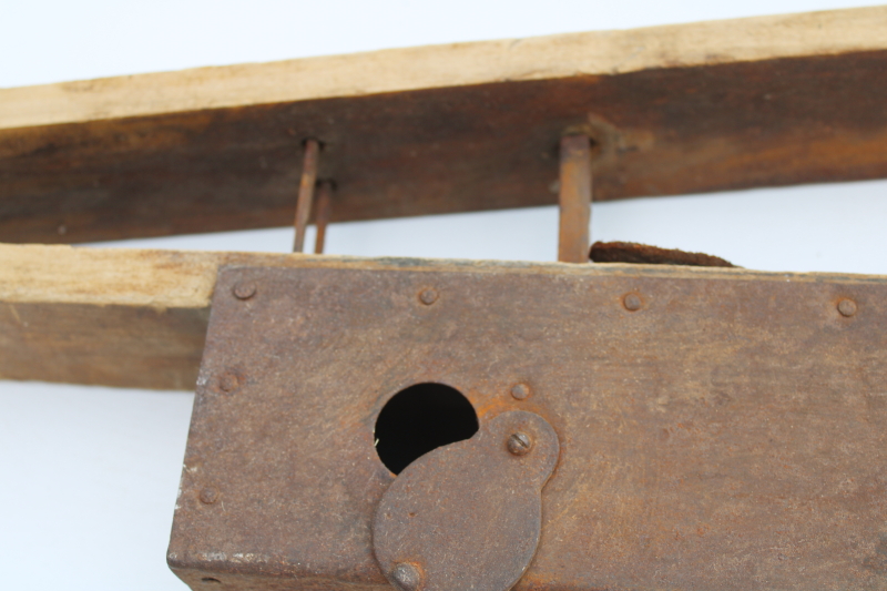 photo of antique hand tool corn planter Janesville Wisconsin Pumpkin Seed planter old farm garden planting seeder  #11