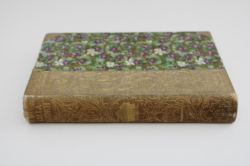 photo of antique illustrated art edition Thomas Moore Lala Rookh violet print binding vintage book #2