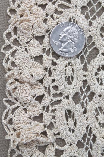 photo of antique lace cap, Victorian vintage lady's cap of handmade needle lace or crochet #7