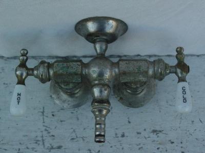 photo of antique laundry sink faucet taps #1