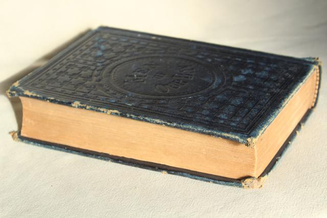 photo of antique leather bound book Men of Our Day, 19th century history Civil War heros #10