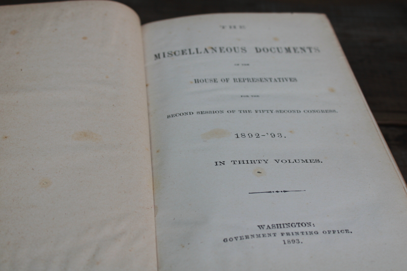 photo of antique leather bound book, soft worn pale tan cover vintage library decor, decorative riser display  #6