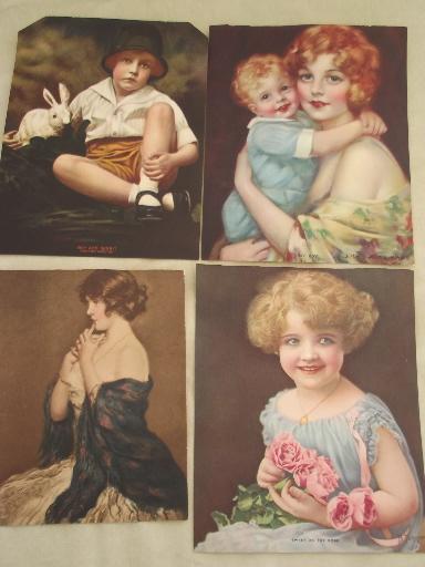 photo of antique litho print advertising trade cards and prints, 1880s to 1915 #8