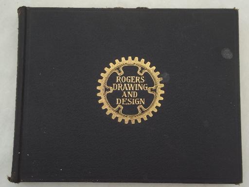 photo of antique machinist books, old technical & drafting handbooks w/illustrations #7