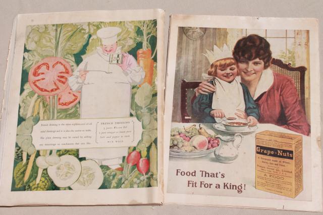 photo of antique magazines lot, early 1900s 1920s Woman's World, Companion, Ladies Home Journal #10