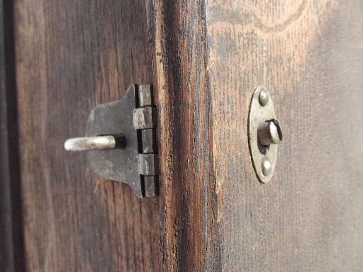 photo of antique oak wall telephone ringer box w/1913 patent date for restoration #2