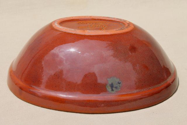 antique reproduction redware food molds, Kathy pottery primitives ...