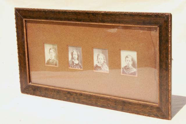 photo of antique sepia photos, 1890s children, family brothers & sisters, boy & girl portraits #2