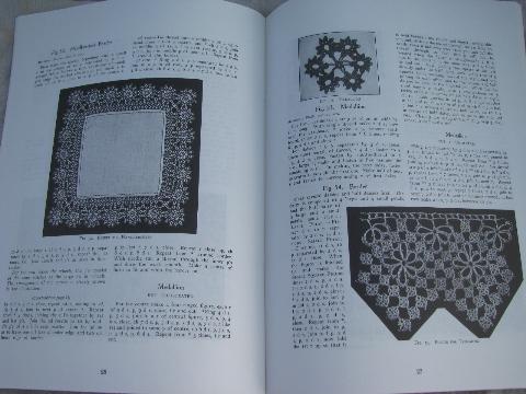 photo of antique tatting patterns, modern reprint books of old lace designs #4