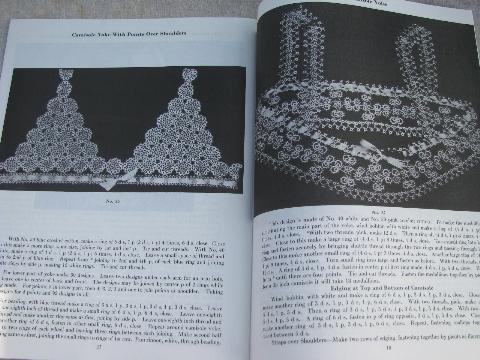 photo of antique tatting patterns, modern reprint books of old lace designs #8