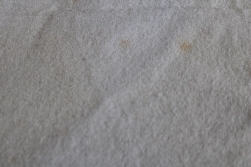 photo of antique unbleached cotton fabric for vintage primitive sewing, heavy brushed double sided flannel #3